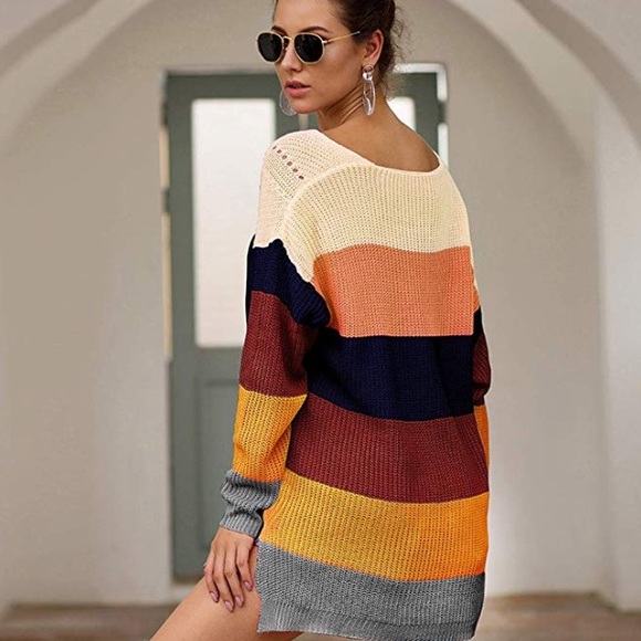 5 Star ⭐️⭐️⭐️⭐️⭐️ color block sweater
Super cute - Picture 2 of 2